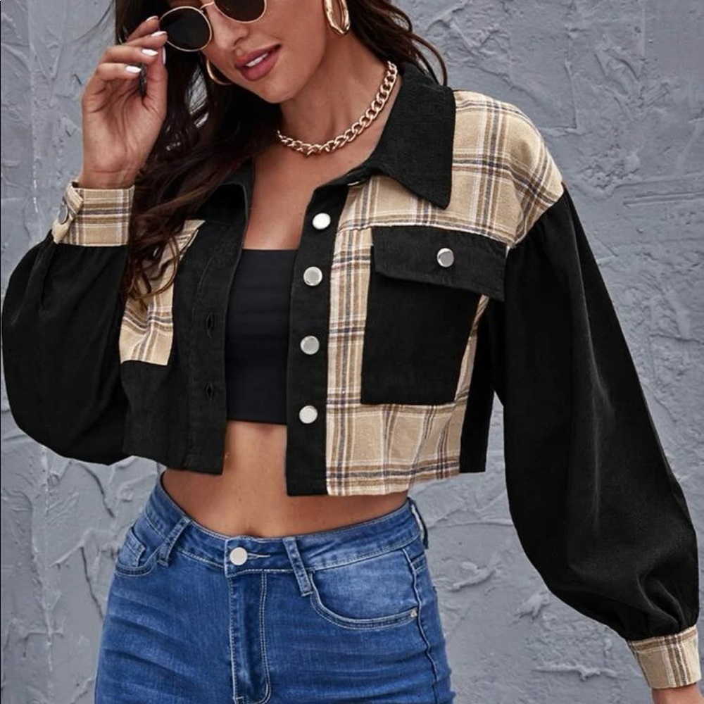 SHEIN cropped jacket